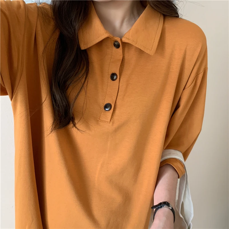

Women Half Sleeve Dress Simple Solid Loose Long Dresses Female All-match Breathable Ins Chic Korean Style Fashion Streetwear New