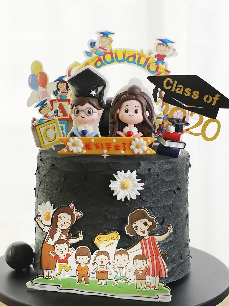 Выпускные вечерние принадлежности для декора выпускники блестящая Кепка