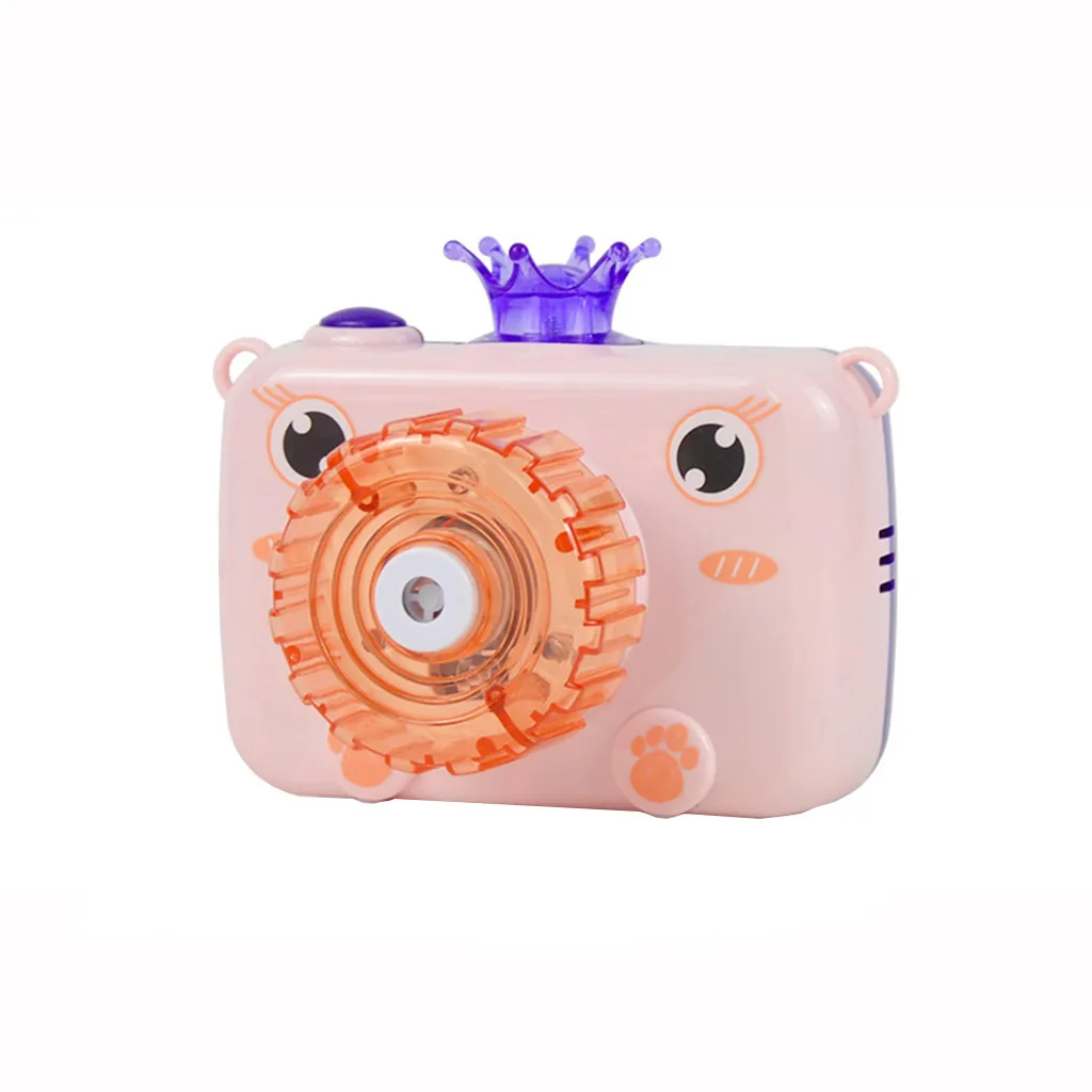 

Funny Children Music Camera Unisex Cute Automatic Bubble Toys 100m Bubble Blower Machine For Kids Outdoors Parties Juguetes