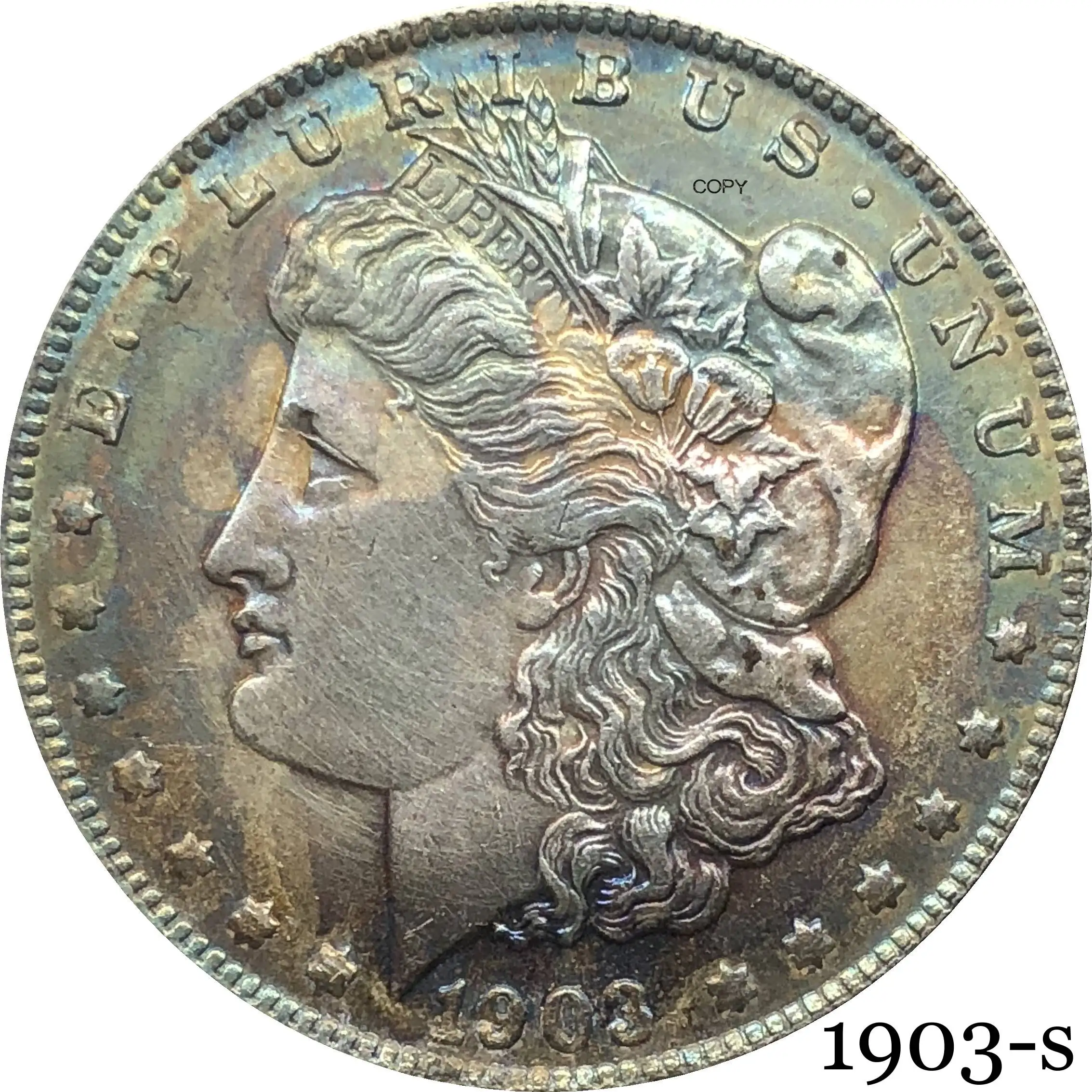 Соединенные Штаты Америки 1903 S Morgan один доллар Монета США Liberty Мельхиор