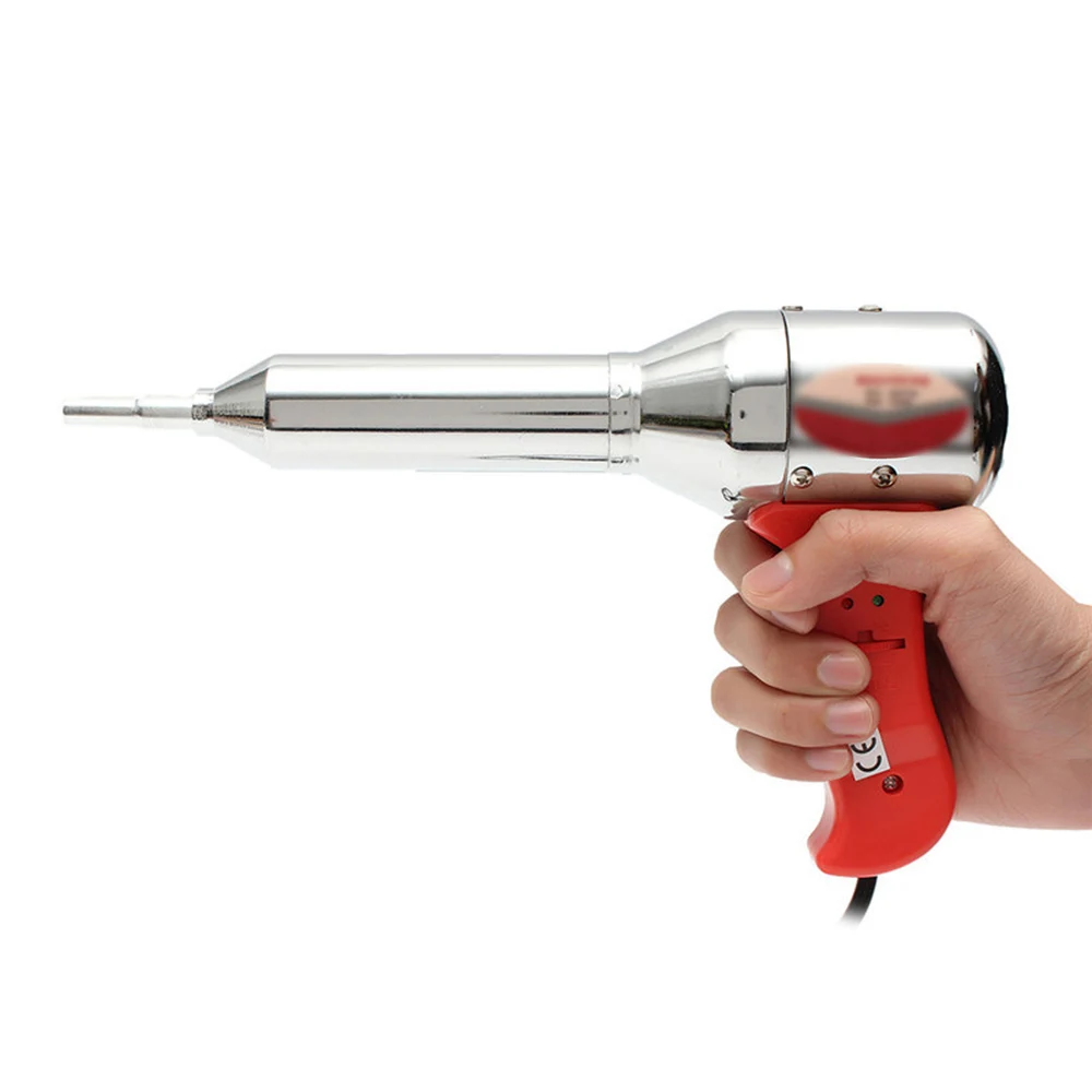 

Portable 700W AC 220-240V Red Plastic Hot Air Welding Gun Temperature Heat 30 to 400 Degree Adjustable