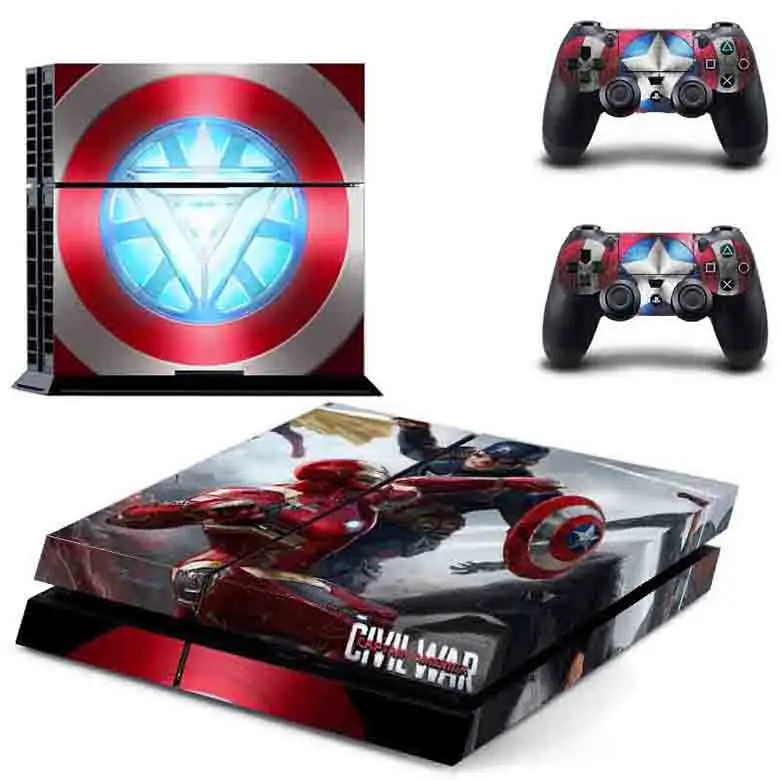 Виниловая пленка наклейка Аксессуары для Ps4 Pro тонкая кожная консоль для sony Playstation 4 Pro консоль наклейки Marvel скины для Ps4pro