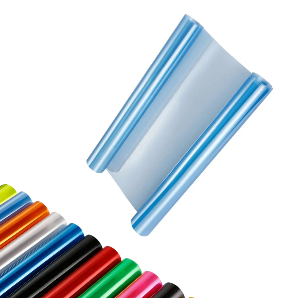 

30 120CM Self Adhesive Headlights Tail Lights Fog Lights Tint Vinyl Film (Light Blue)