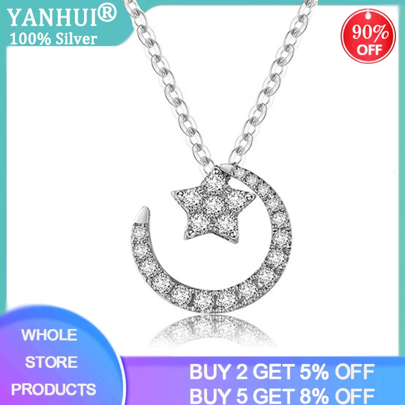 Женское винтажное ожерелье из серебра 925 пробы с подвеской в виде звезды и