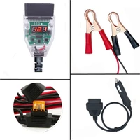 car computer power off memory obd2 car battery replacement tool obd emergency power supply line with cigarette lighter