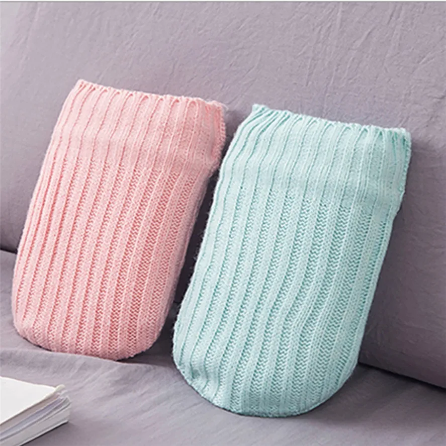 Новинка 500 мл грелка с крышкой вязаная 1 шт. зимний теплый резиновый мешок Вязаные