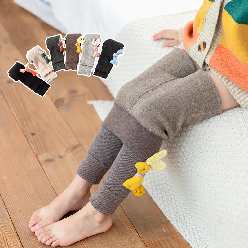 Утепленные штаны с флисовой подкладкой для детей от 2 до 10 лет зимние легинсы