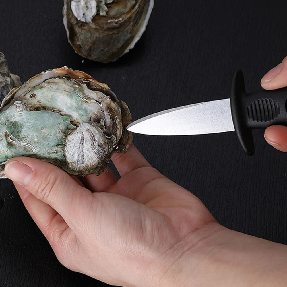 

2Pcs Clam Oyster Shucking Cutters Stainless Steel Shellfish Shucking Cutters