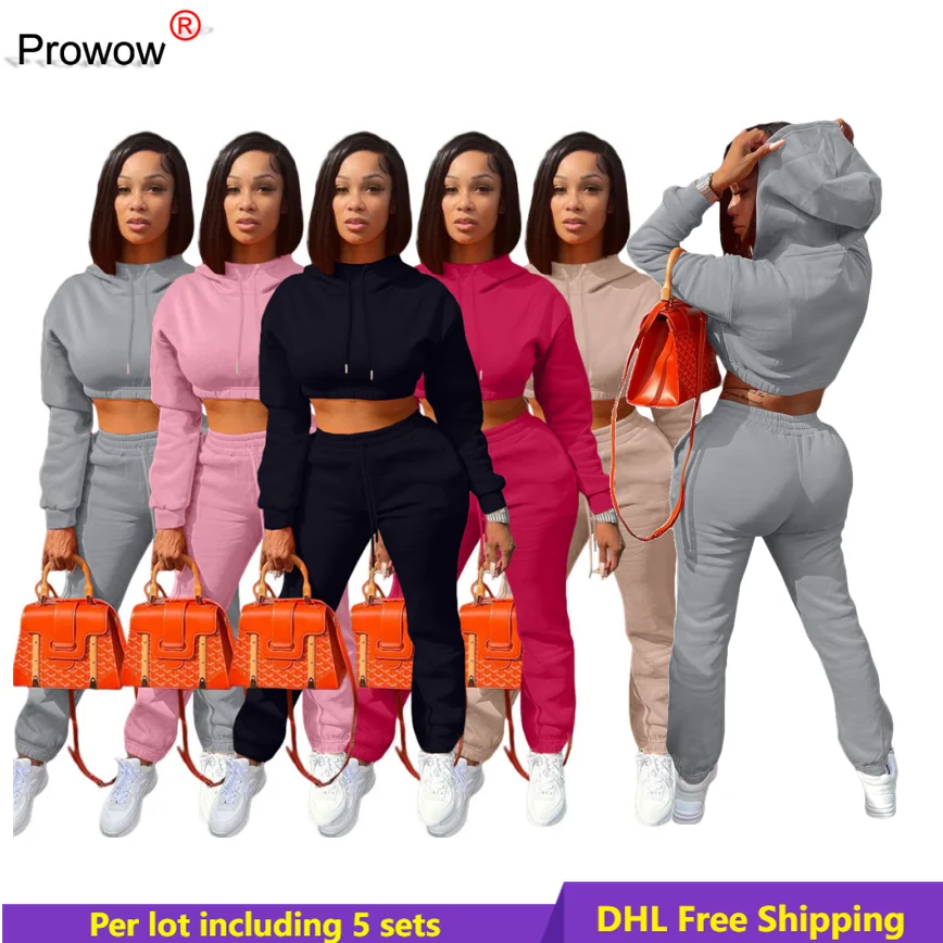 

Женские флисовые спортивные костюмы для бега, осенне-зимний толстый комплект из двух предметов, толстовка с капюшоном и спортивные штаны, ф...