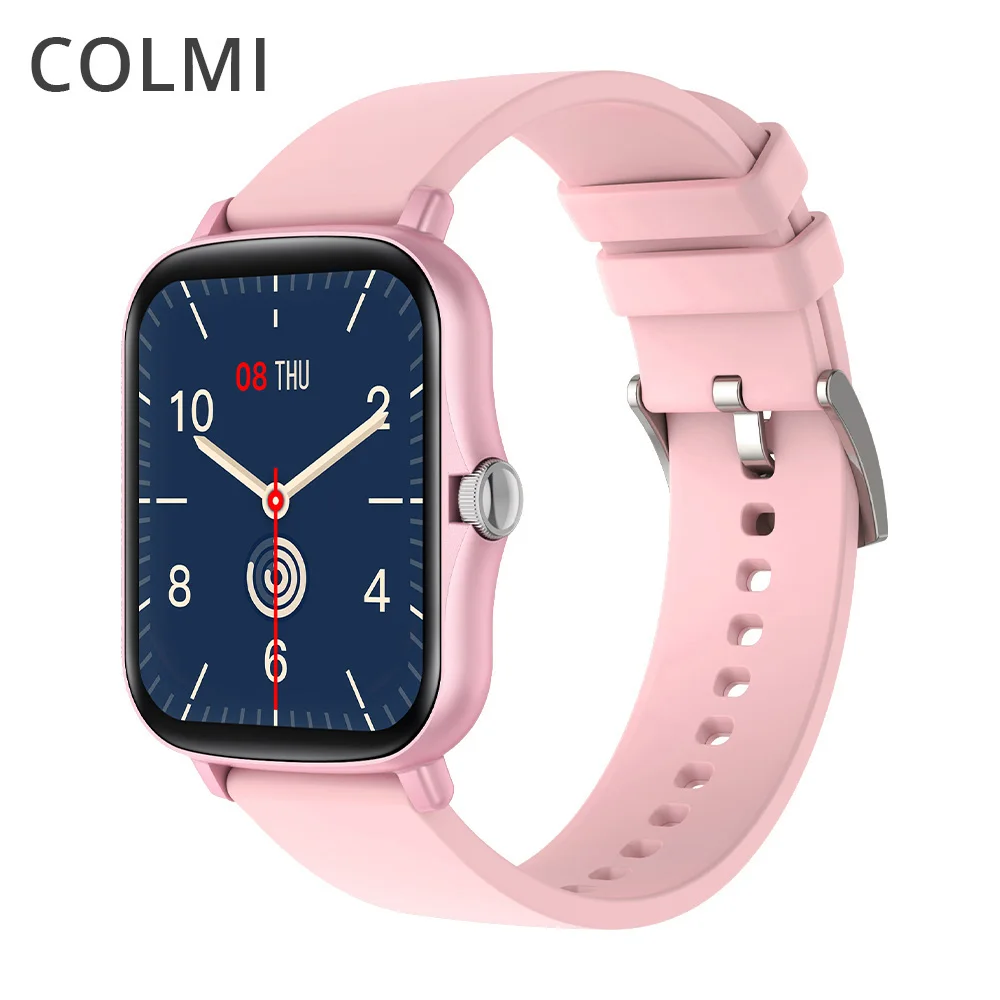 

COLMI P8 Plus 1.69 inch Smart Watch Men IP67 Waterproof Heart Rate Monitor Activity Tracker Women Smartwatch GTS 2 GTS2 apple