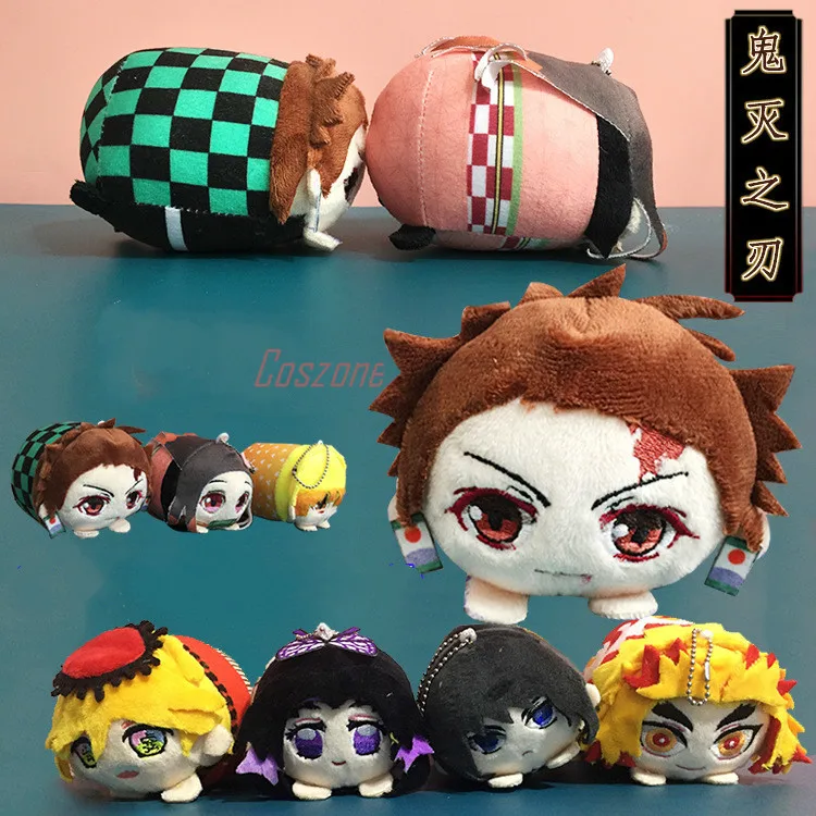 Убийца демона: Kimetsu no Yaiba Kamado Tanjirou Nezuko Косплей плюшевый брелок сумка держатель
