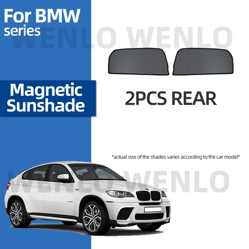 

Для BMW X1 X2 X3 X4 X5 F20 F45 F46 E90 E60 F30 F31 F10 G20 F11 G30 E84 F48 G01 F26 G02 2 шт. магнитная сетка для заднего стекла автомобиля