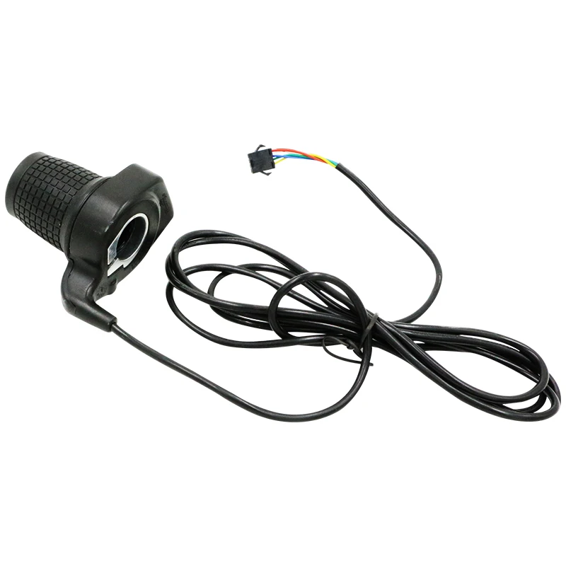 

Ebike Throttle Hall Twist Throttle Battery Power Speed Display 3 Level Part E Bike Throttle Black 5V Electric Bike Accessories