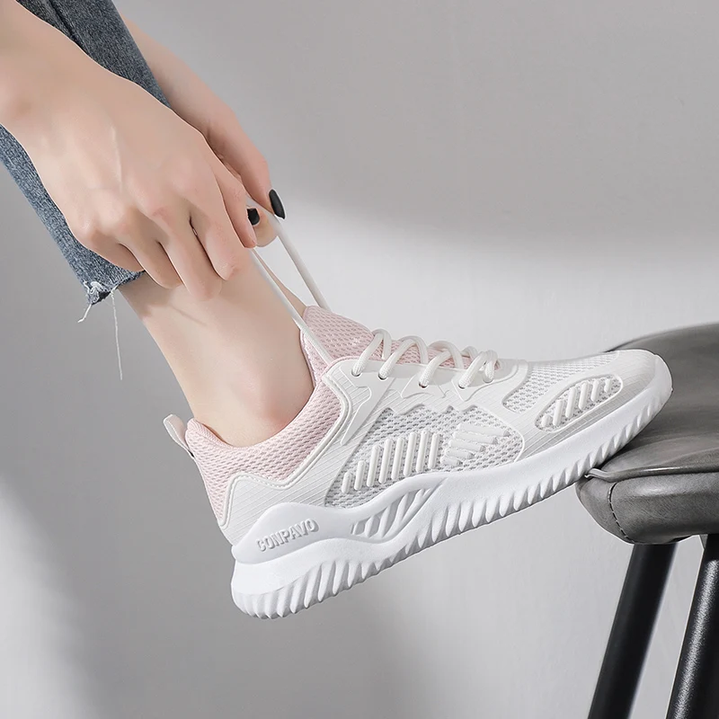 

2021 Summer New Sports Shoes Alpha Small Coconut Running Shoes-Style Breathable Single Mesh Shoes Women's Girls