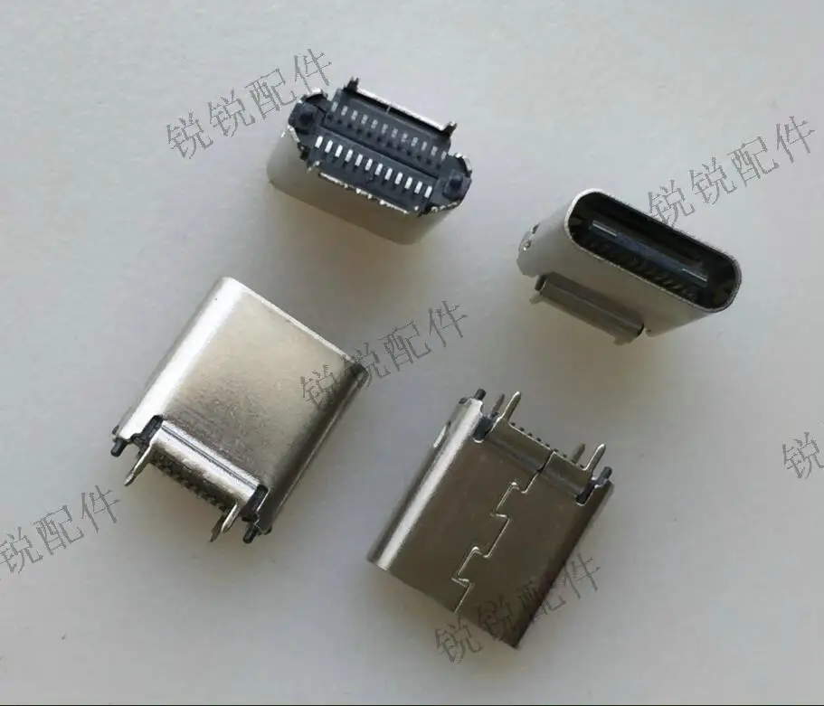 

For original TYPE - C mother seat USB3.1 24P vertical strips quick charge female connector head socket H9.4Port charge