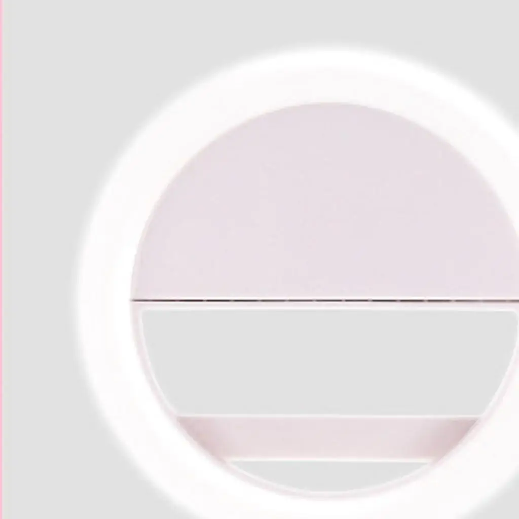 2020 регулируемая светодиодная кольцевая лампа 2 Вт 3 дюйма с зажимом для камеры