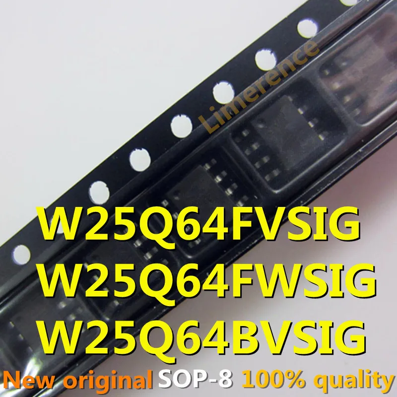 

Новый и оригинальный чипсет IC 20 шт. W25Q64FVSIG W25Q64FWSIG W25Q64BVSIG SOP-8 25Q64FVSIG 25Q64FWSIG 25Q64BVSIG 25Q64 SOP8 SMD