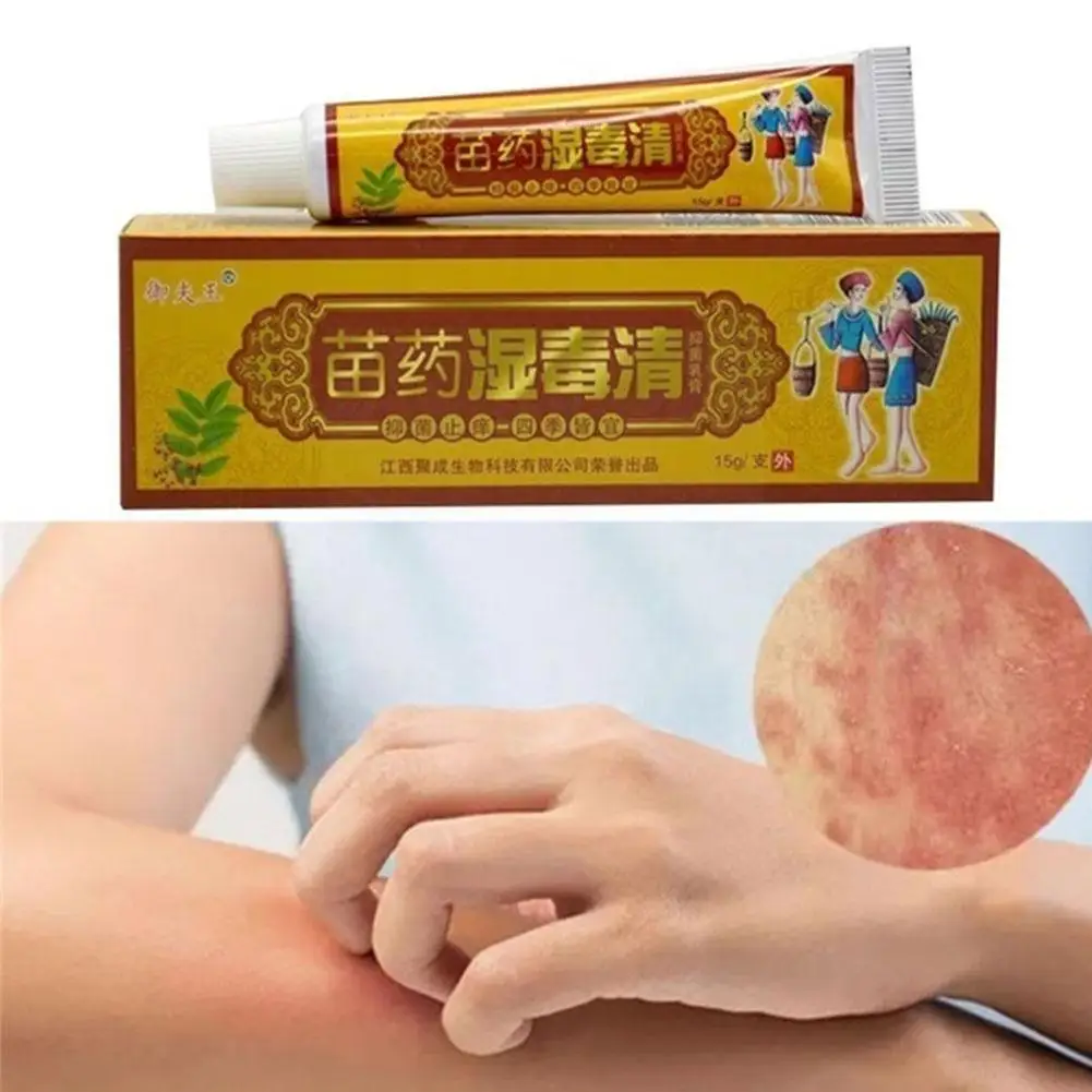 15 г/флакон натуральный травяной материал псориаз кремы мазь и патчи для кожи Eczema