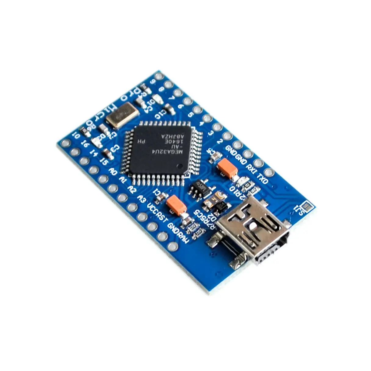 Плата с мини-USB ATmega32U4 Pro Micro 5 в 16 МГц Модуль платы для контроллера Arduino/Leonardo ATMega 32U4