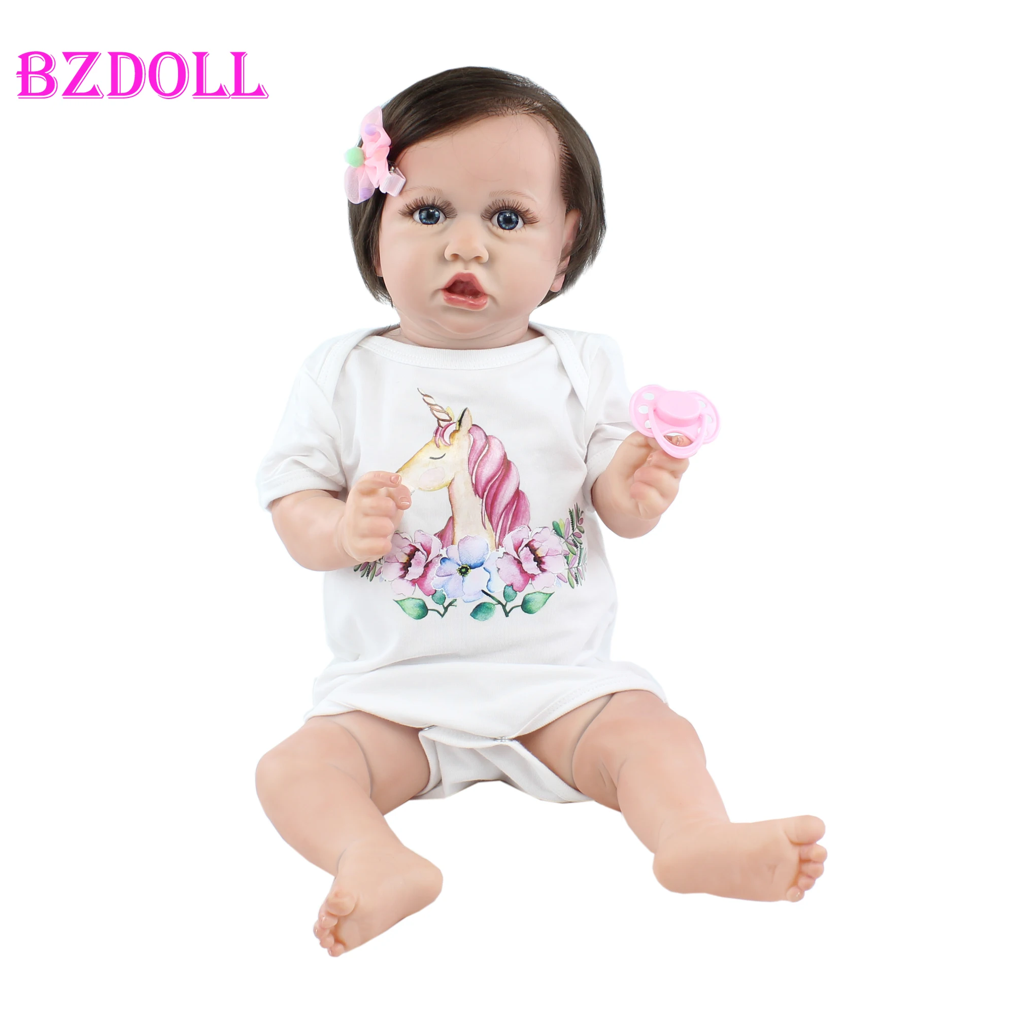

Кукла реборн Мягкая силиконовая, Реалистичная кукла для новорожденных девочек, подарок на Рождество и день рождения, кукла принцессы, 55 см