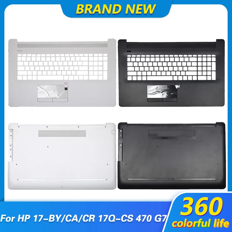 

NEW Laptop Palmrest Upper Case/Bottom Base Cover For HP 17-BY 17-CA 470 G7 Upper Top Lower Case Keyboard Backlight L22751-001