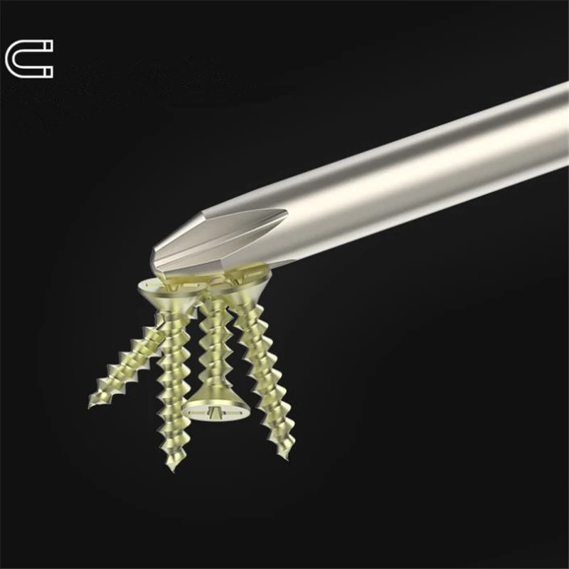 

Broppe S2 Alloy Steel Magnetic Cross Head Electric Screwdriver Bits 1/4 inch Hex Shank 50/75/100/150mm Long