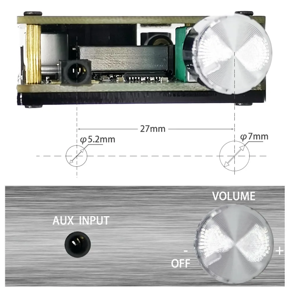 TPA3116 аудио усилитель плата аксессуары HIFI Bluetooth 5,0 стабильный сигнал защитный домашний динамик цифровой мощность 2X50 Вт стерео