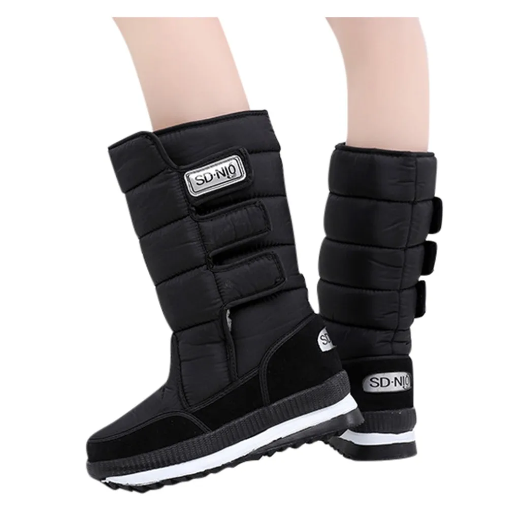 Men's Warm Hook Winter Boots Snow Boots High Tube Waterproof Casual Booties Men Shoes Boots zapatos de hombre