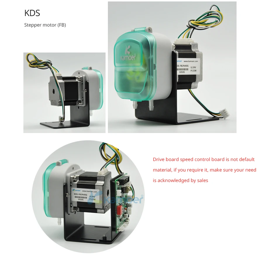 Kamoer KDS 12 V/24 V DC перистальтический водяной насос, используемый для химической дозирования жидкости передачи