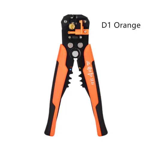 Pliers-HS-D1-Orange HS-D1 5-в-1 автоматический инструмент для зачистки проводов кабеля резак Мультитул провод зачистки инструменты Клещи для обжима кабеля щипцы 0,2-6.0mm ² HS-D2 - Цвет: Pliers-HS-D1-Orange