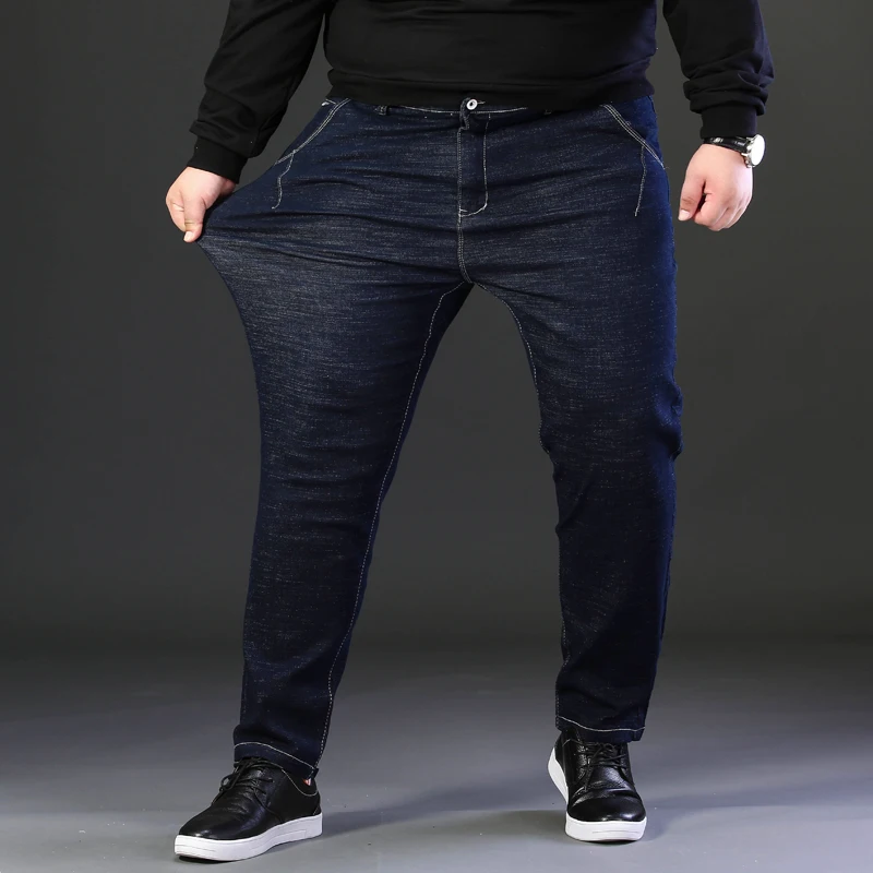 Оригинальные мужские повседневные модные классические джинсы с эластичным
