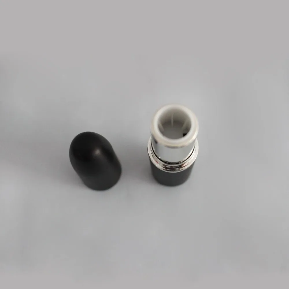 

50pcs/lot Empty Bullet Lipstick Tube Black Color Empty Bullet Lipstick Case DIY Bullet Shape Lipstick Container