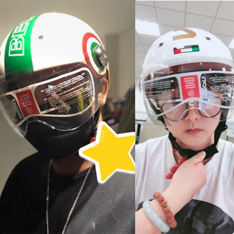 

BEON Motorcycle half Helmet Visor windproof shelter helmets Glasses goggles for BEON 102 103 BEON 110 110A 110B Helmets