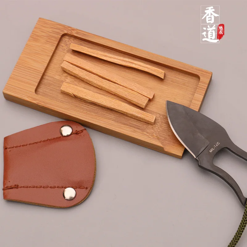 

Incense Road Tools Agarwood Sandalwood Portable Incense Knife Youpin Fragrant Fragrant Ebony Chopping Board