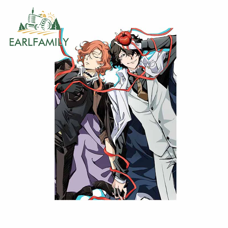 

EARLFAMILY 13 см x 9,4 см для Bungou бродячие собаки мотоцикл автомобильные мультипликационные наклейки Наклейка личность водонепроницаемый подходит...