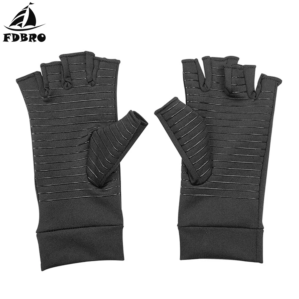 Медные компрессионные перчатки при артрите поддерживающие давление для рук