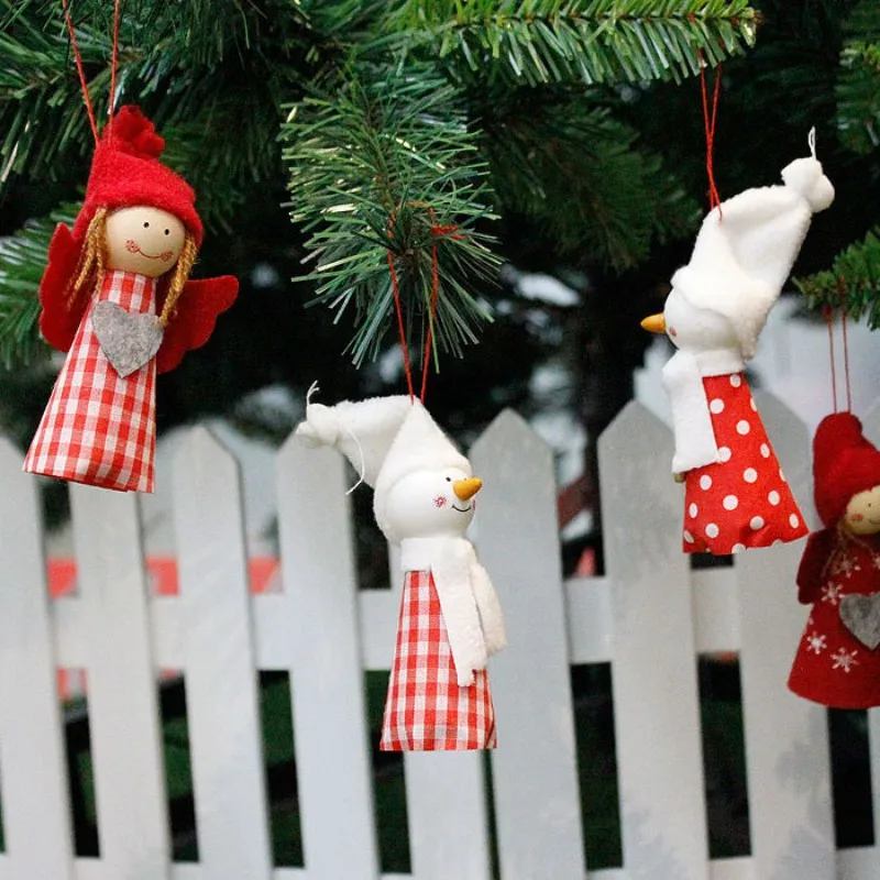 

Christmas Girl Angel Decorations Christmas Tree Pendant Holder Decor Xmas New Year Christmas Decorations For Home