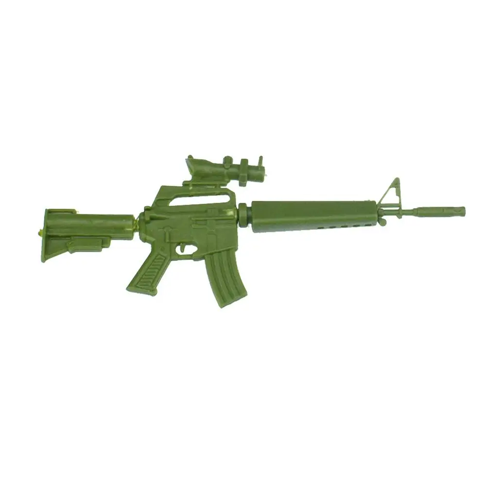 Mini Army Green DIY Assembled Toy Puzzle Submachine Gun Machine Can Be Installed Small Model | Игрушки и хобби