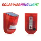 Сигнальная лампа на солнечной батарее, беспроводная, IP65, с датчиком движения