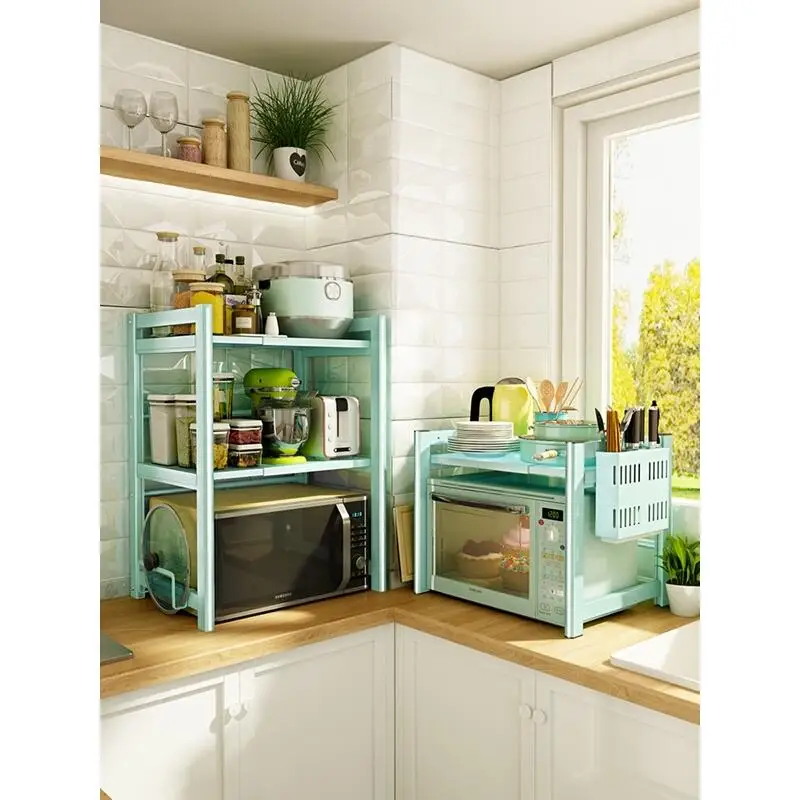 

Egouttoir Vaisselle Cosina Adjustable Microwave Shelf Cozinha Cuisine Cocina Organizador Kitchen Storage Rack Holder