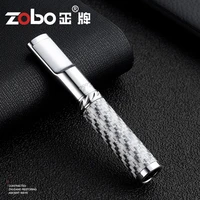 zobo washable cigarette tar filter metal cigarette holder microporous filter for 578mm cigarette smoking tools for men women