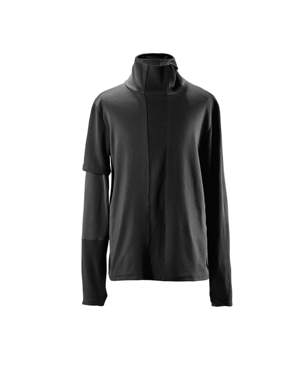 Reindee lusion deconstructed high collar t turtleneck  therma insulation techwear darkwear ninjawear streetwear