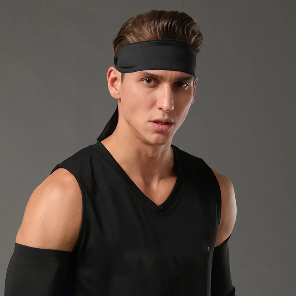 

Sports Headband Non-slip Adjustable Fitness Sweatbands for Men Women Outdoor Running Yoga Exercise Accessories