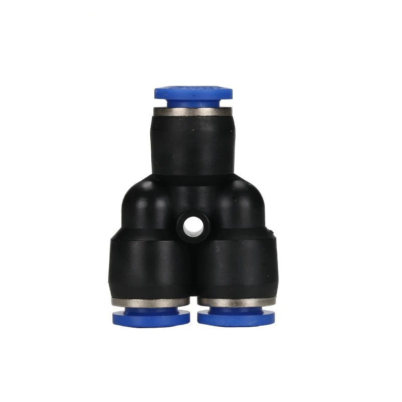 3-ходовой порт Y-образной формы пневматический Фиттинг с наружным диаметром 12 мм 8