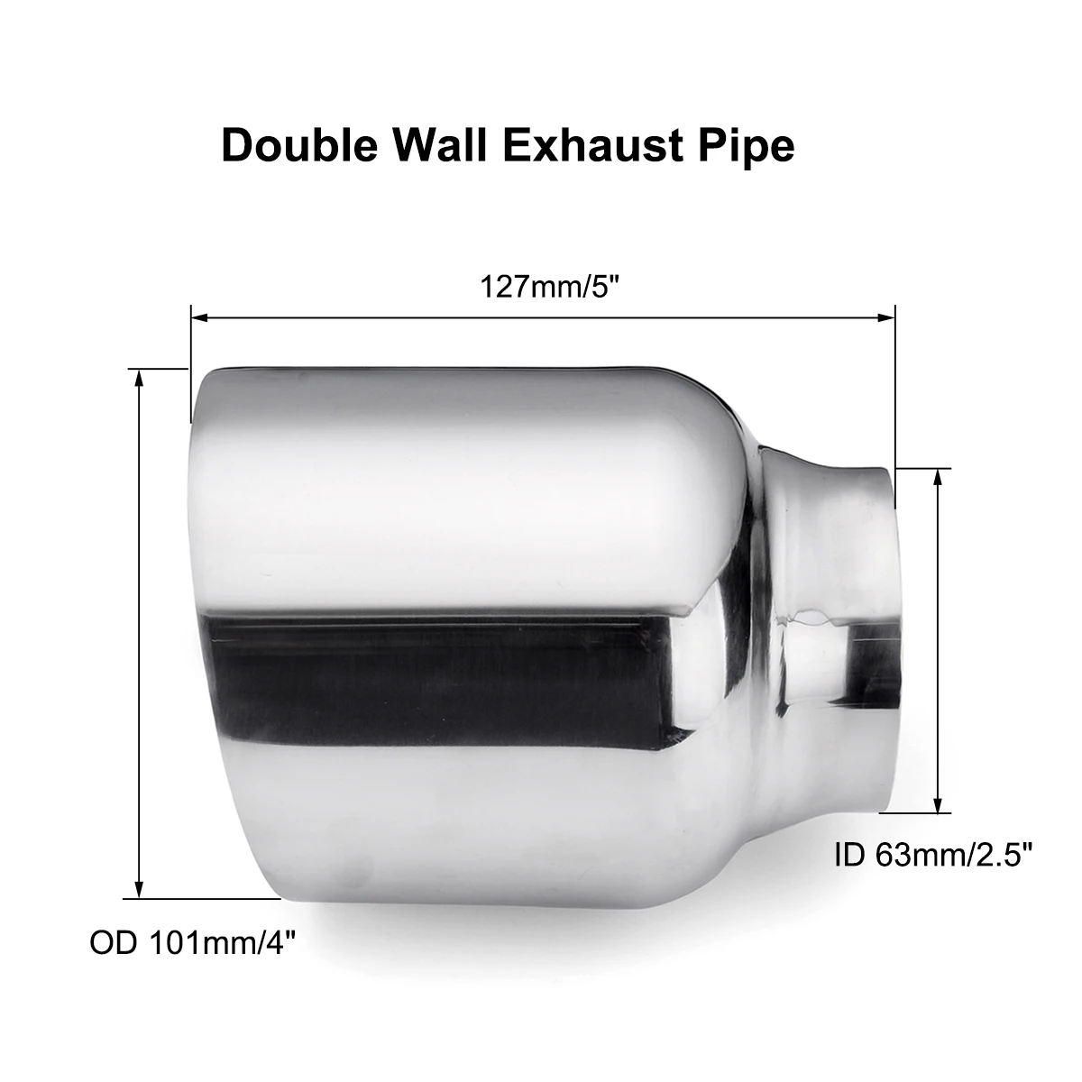 Новый универсальный автомобильный выхлопной наконечник Авто выхлопная труба