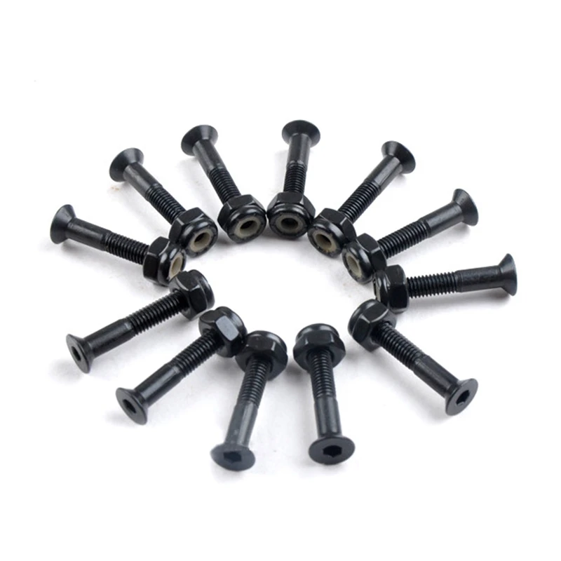 Skateboard Hardware 8PCS Bolts Set and All-In-One Skate Tools Portable T Accessory with Wrench Screwdriver | Спорт и развлечения