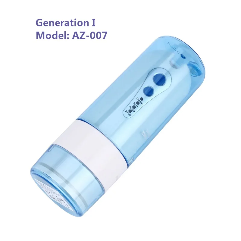 Blue 200 мл портативный складной ирригатор для полости рта, USB Перезаряжаемый, 4 режима, водостойкая зубная нить для полива - Цвет: Blue