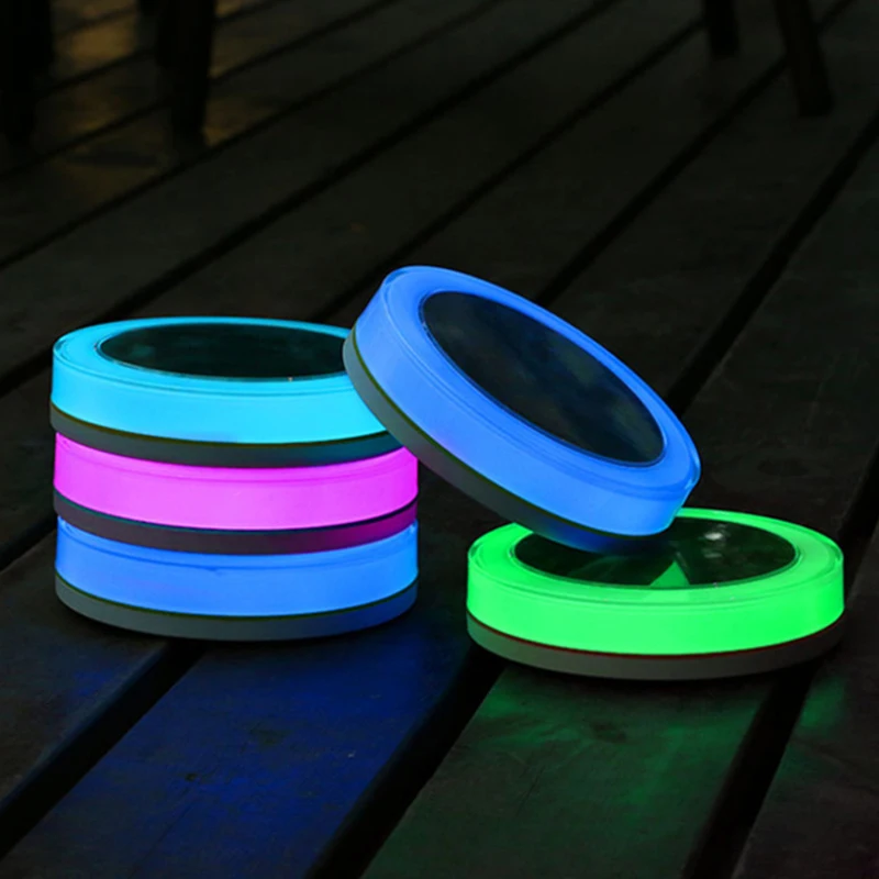 RGB светодиодный подводный ночник на открытом воздухе солнечные лампы для пруда