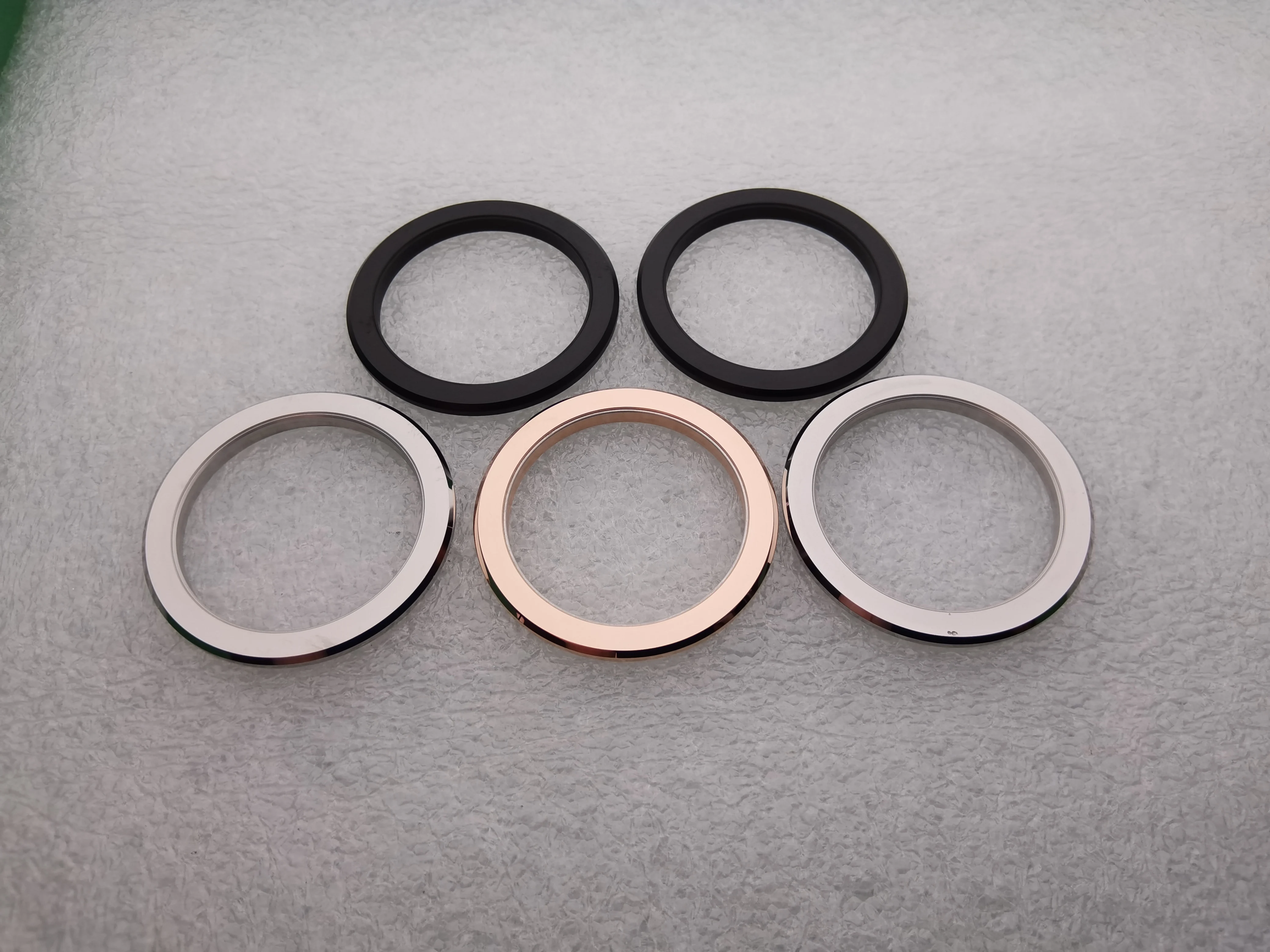 Ins 40mm Stainless Steel Watch Bezel for Daytona Setting with Rainbow Created Sapphire Fashion Watches Parts