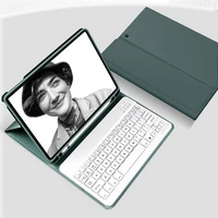 keyboard case with keyboard pencil holder detachable bluetooth keyboard case for ipad 10 2 2019 cover for ipad 7th gen